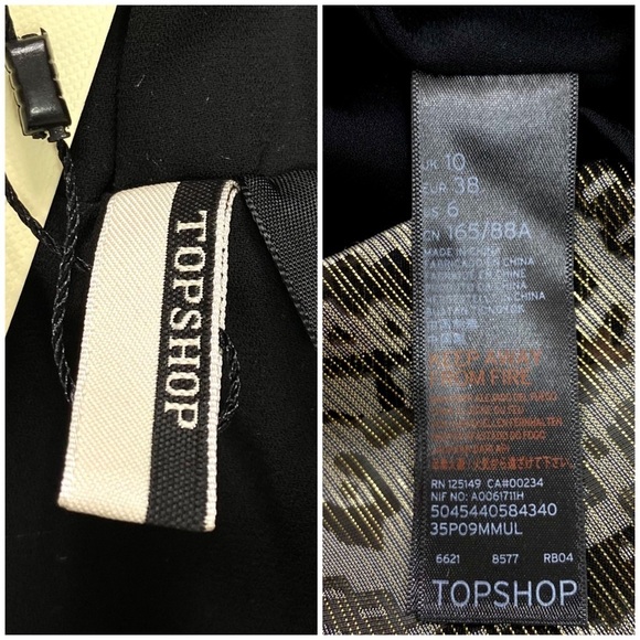 TOPSHOP Floral Velvet 70s Style Front Slits Midi Dress in Gold New with Tag - Picture 6 of 12